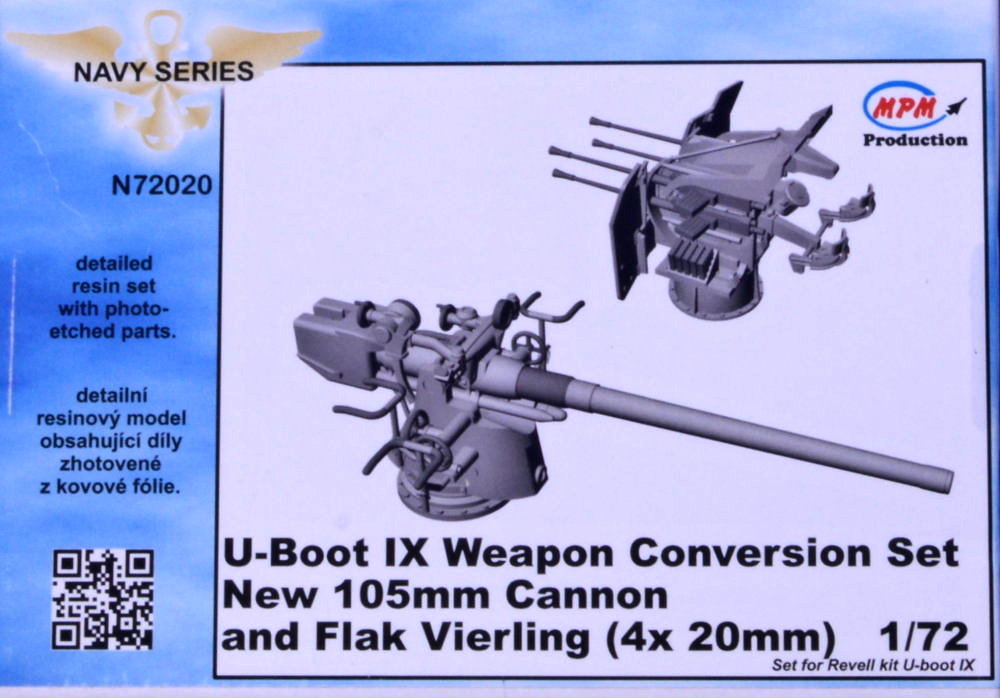 U-Boot typ IX 10,5cm gun & 2cm Vierling (REV)